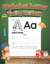 Letter Handwriting  Tracing Workbook: Alphabet Letter Tracing  Handwriting ...