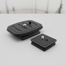 2 Pack 41mm and 43mm Tripod Quick Release Plate Camera Mounting Adapter, 2 Si...
