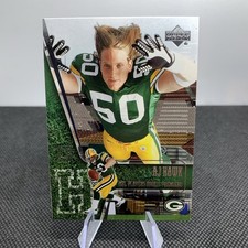 A.J. HAWK Green Bay Packers 2006 Upper Deck Premiere #8 Rookie Card RC NFL. rookie card picture