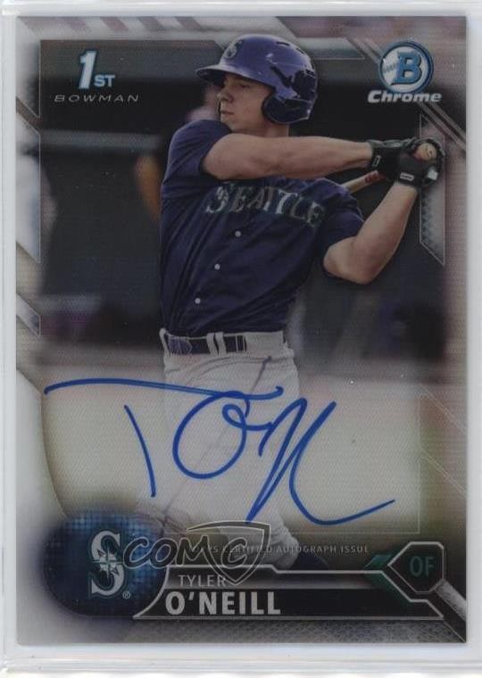 2016 Bowman Chrome Prospect Refractor 210/499 Tyler O'Neill #CPA-TO Auto ez6