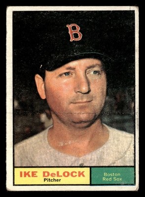 1961 Topps IKE DELOCK #268 VG-EX Boston Red Sox