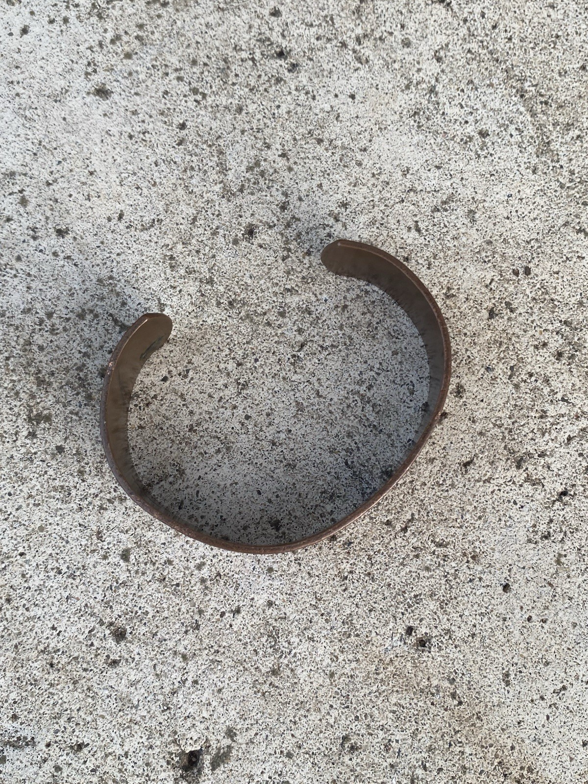 Southwestern Style Solid Copper Cuff Bracelet - image 2