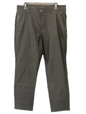 Weatherproof Men's Hybrid Tech Pant Black Size 36x30 Tapered Leg Zip Pocket