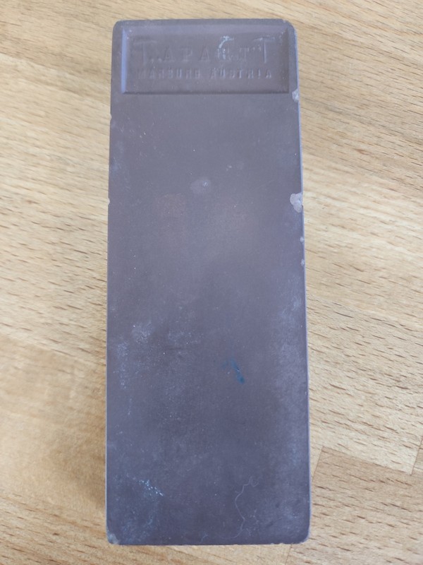 Antique Sharpening Stone "Apart Marburg Austria "