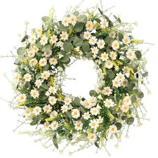 24 Inch Floral Wreath - Spring Summer Festival Decor