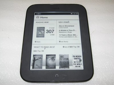 Barnes & Noble NOOK Simple Touch E-Reader Wi-Fi, 2GB, 6'' - BNRV300 oo