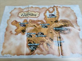 Sega Saturn exclusive software Dragon Force with included map