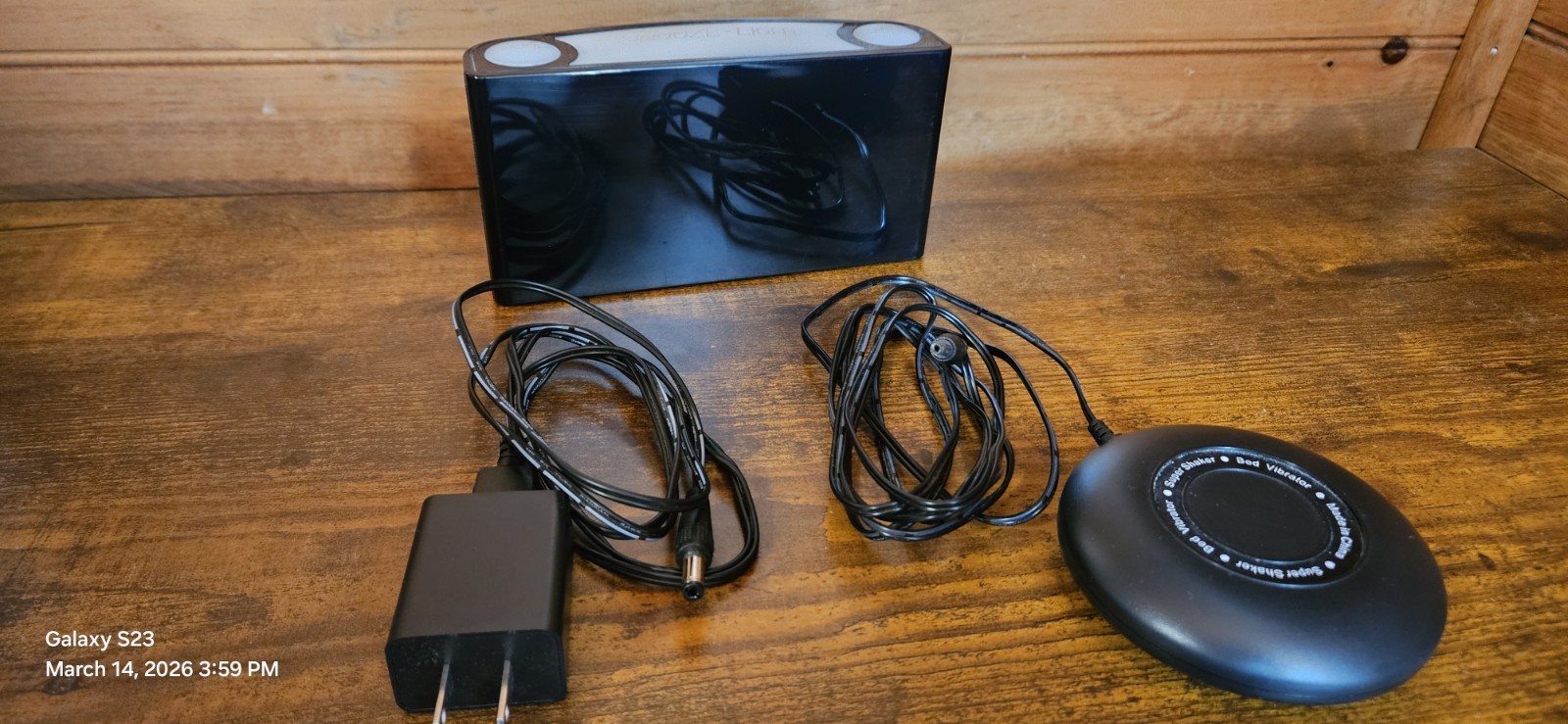 Alarm Clock With bed Shaker