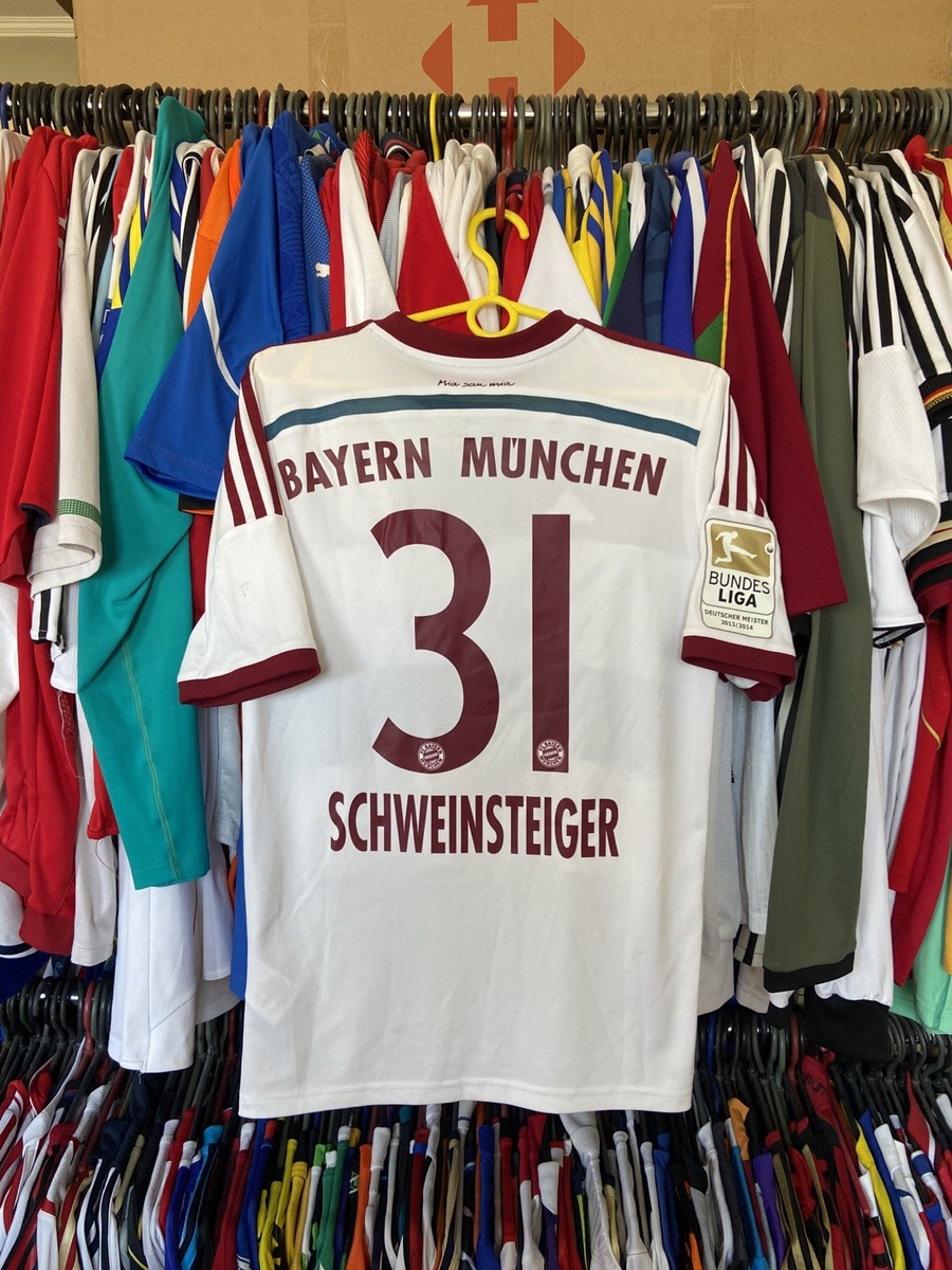 BAYERN MÜNICH 2014 2015 AWAY SHIRT JERSEY ADIDAS F48418 sz S #31