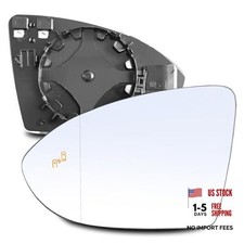 Driver Left Side Mirror Glass - Compatible with VW Vehicles - 2016 Driver Side
