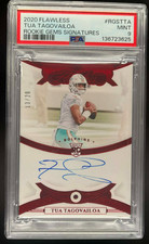 2020 PANINI FLAWLESS TUA TAGOVAILOA RC ROOKIE GEMS #D 13/20 PSA 9 MINT