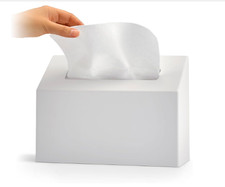 Hand Towel Box Cover Holder Kleenex Disposable Paper Hand Towels Acrylic - New