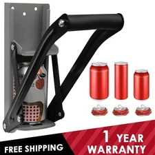 Aluminum Can Crusher Wall Mounted: Handle 16oz, 12oz, 8oz Cans - Heavy Duty US
