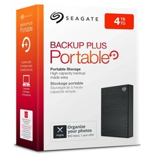 New Seagate Backup Plus 4TB Portable External USB 3.0 HDD STHP4000400