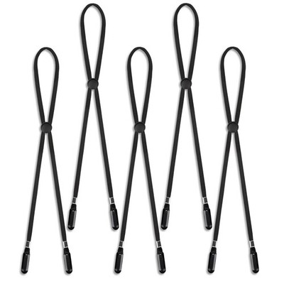 5 Pcs Adjustable Hat Strap Clips  Elastic Removable Chin Cord, Windproof Anti...