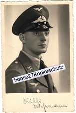 Portrait WH Luftwaffe Gefreiter II Flak. 13 Ausgang Merseburg AK 2.WK orig. 1345
