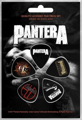 Pantera Vulgar Display Of Power Plectrums 5er Pack
