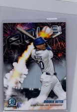 2025 Bowman Chrome Mookie Betts Adios Insert Dodgers