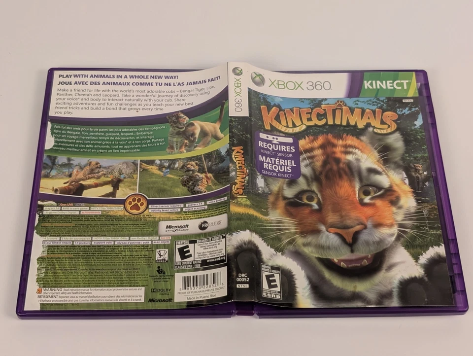Kinectimals (Microsoft Xbox 360, 2010)➡️CIB - Tested - Near Mint 📀! - Image 4 of 4