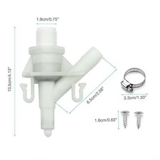 385311641 RV Toilet Water Valve Kit Replacement Fits Dometic 300 310 320 Series