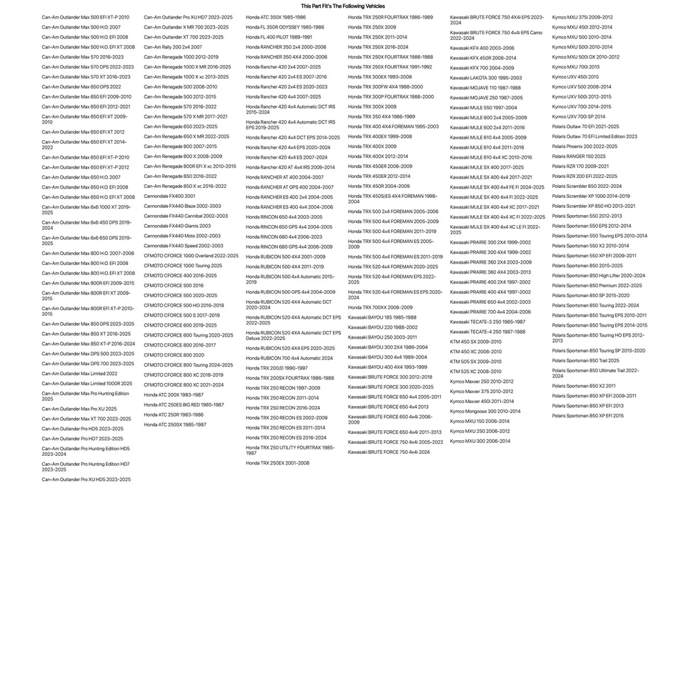 (4件装)图斯克通用镀铬法兰格/锥形锁定凸耳螺母适用于雅马哈YFZ 450 — 第 3/4 张图片