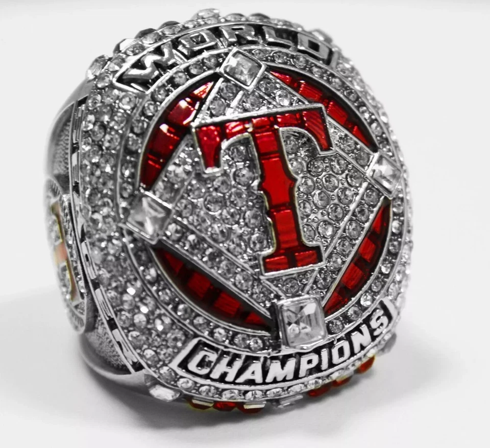 2023 Texas Rangers World Series Ring - SEAGER #5 - Fan Gift - MLB Replica Ring - Image 4 of 4