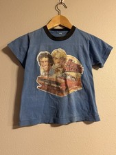 Vintage 1981 Dukes Of Hazard Transfer Print Ringer Shirt Youth/Kids Size - 14x16