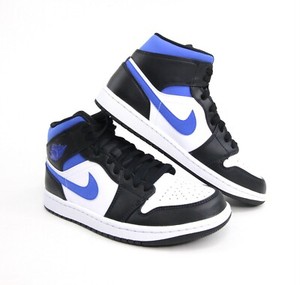 Nike Air Jordan 1 Mid White Game Royal 