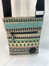 DAKINE JIVE Crossbody Purse Bag Geometric Stripe Print Season Adjustable Strap