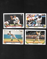 1993 Topps Complete Set (825-cards) Baseball Trading Cards MLB