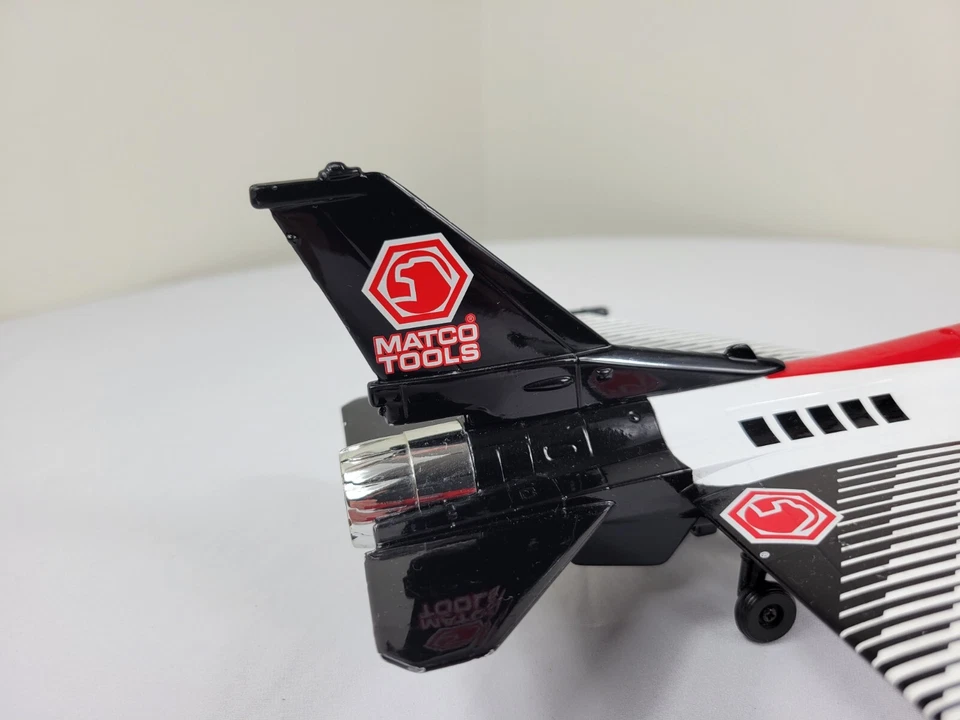 F-16 Diecast Liberty Classic Spec Cast Jet White Matco Tools Limited Edition - Image 3 of 4
