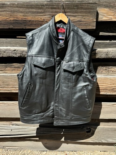 Legendary USA Vest Motorcycle Club Concealed Carry Pockets XL Size 46