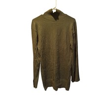 Steve Madden Gretta Sweater Dress In Dark Olive Small NWT 