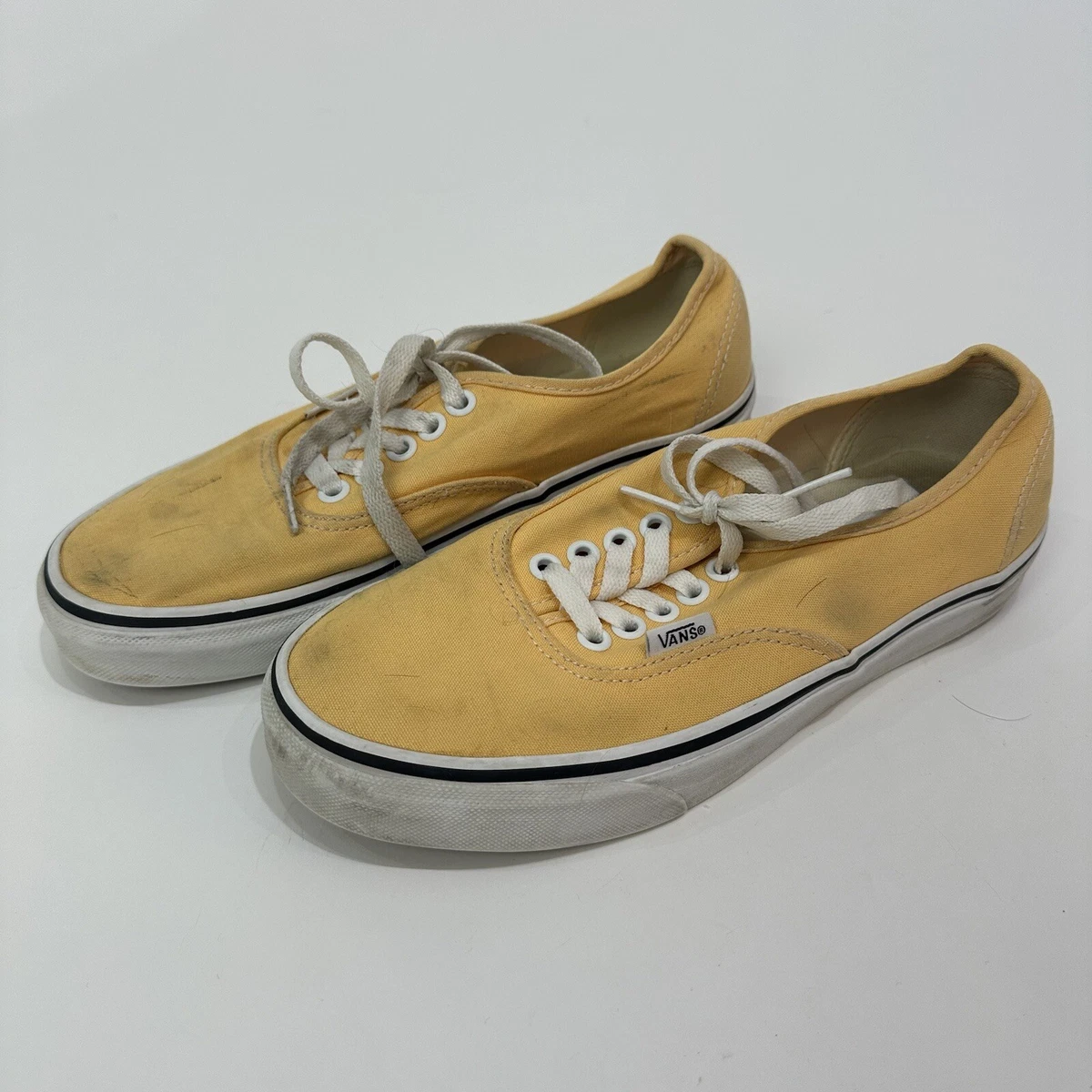 Vans low tops womens yellow Clearance