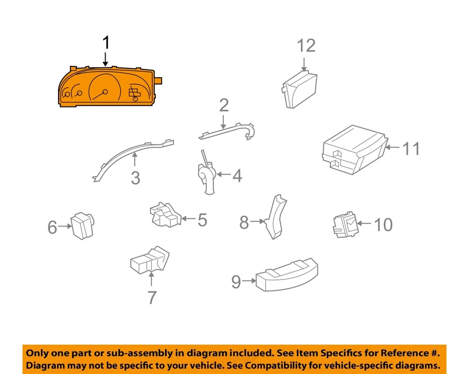 Medidor de velocímetro usado se adapta a: Mercedes-Benz Mercedes clase cl 216 2012 tipo CL550 Foto 3 de 4