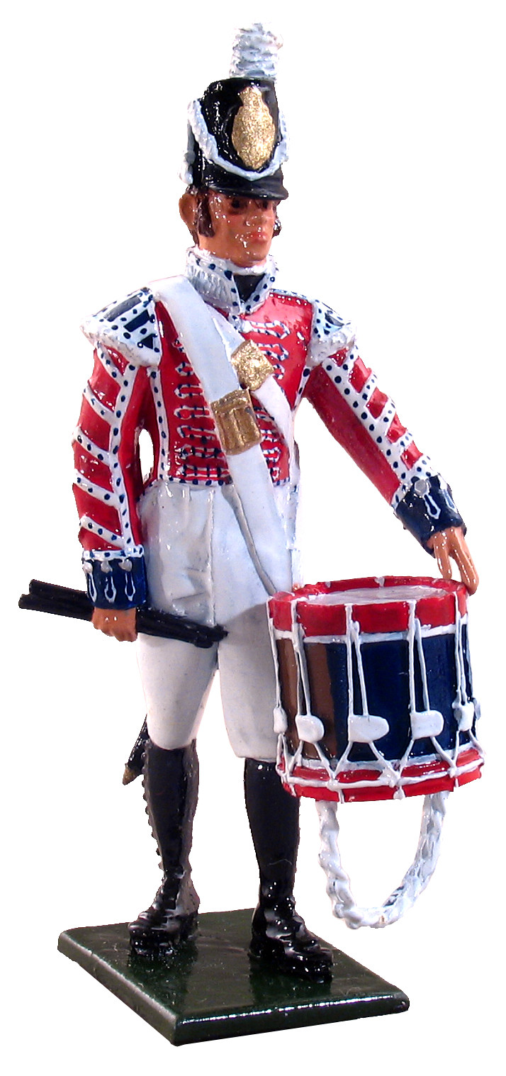 William Britains 44013 Redcoats Drummer 2nd Coldstream Foot Guards 1812-1815