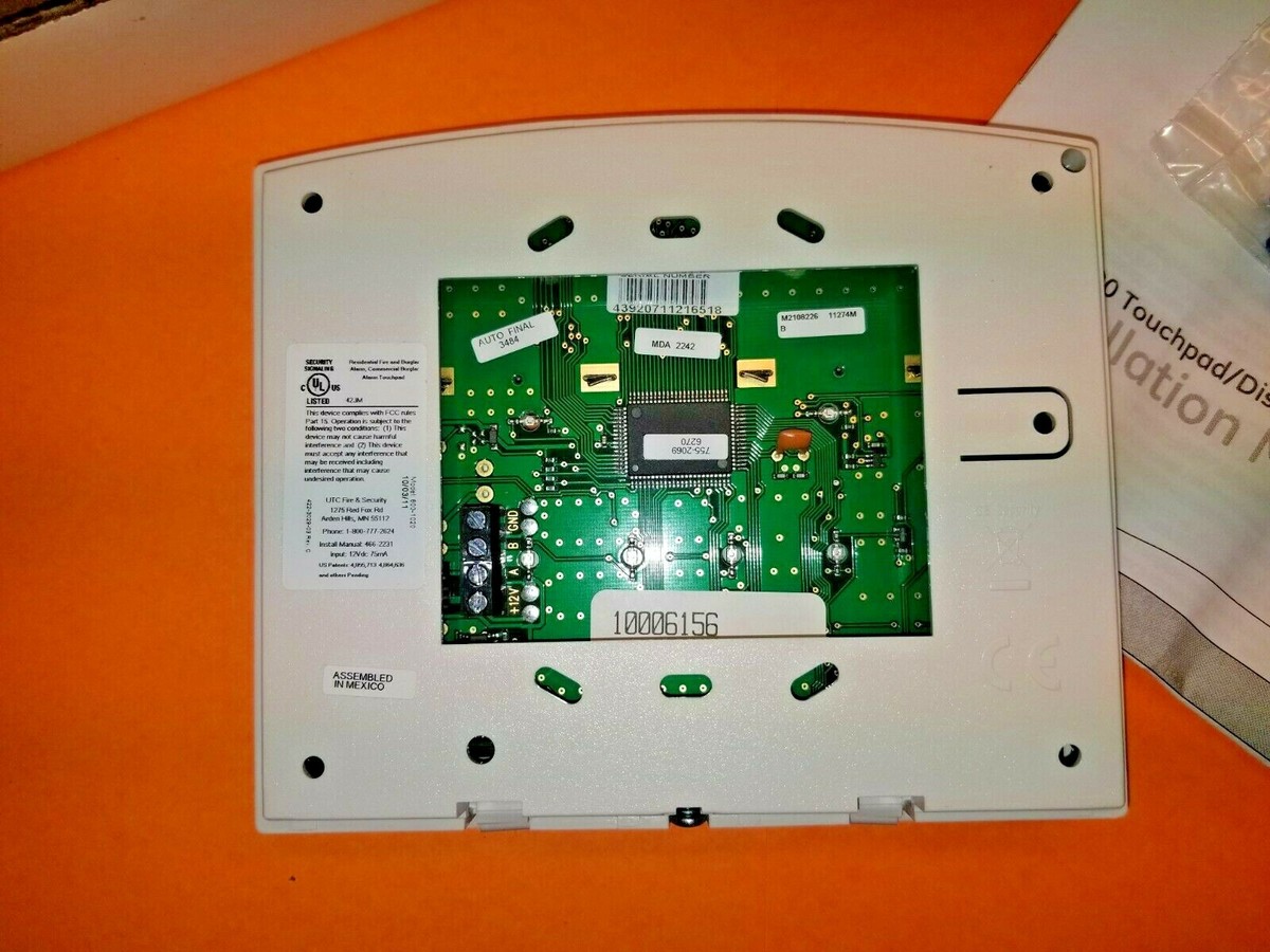 Interlogix GE Security Concord UTC 600-1020 FTP-1000 Alarm