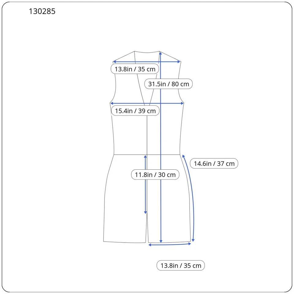 SANDRO Jumpsuit Damen (EU) 34 Ärmellos Rüsche Ramie Mit Gürtel Schwarz - Bild 3 von 4