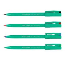 Pentel Ball R50 Rollerball Pens - 0.8mm Fine Smooth Ink - Black Blue Red Green
