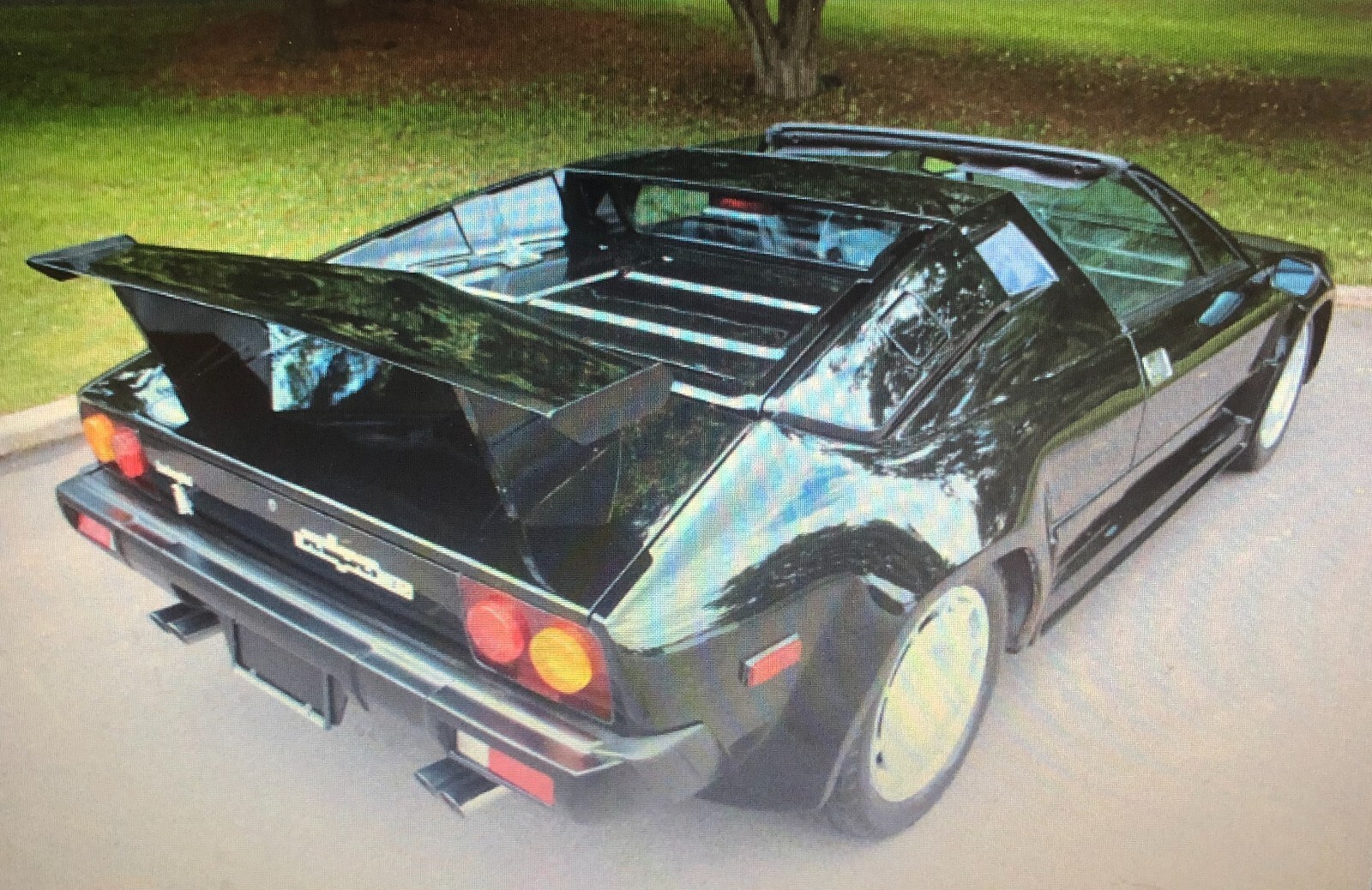 1981-88 Lamborghini Jalpa TOP Wing Spoiler Replacement No Rust FRP  Made in USA