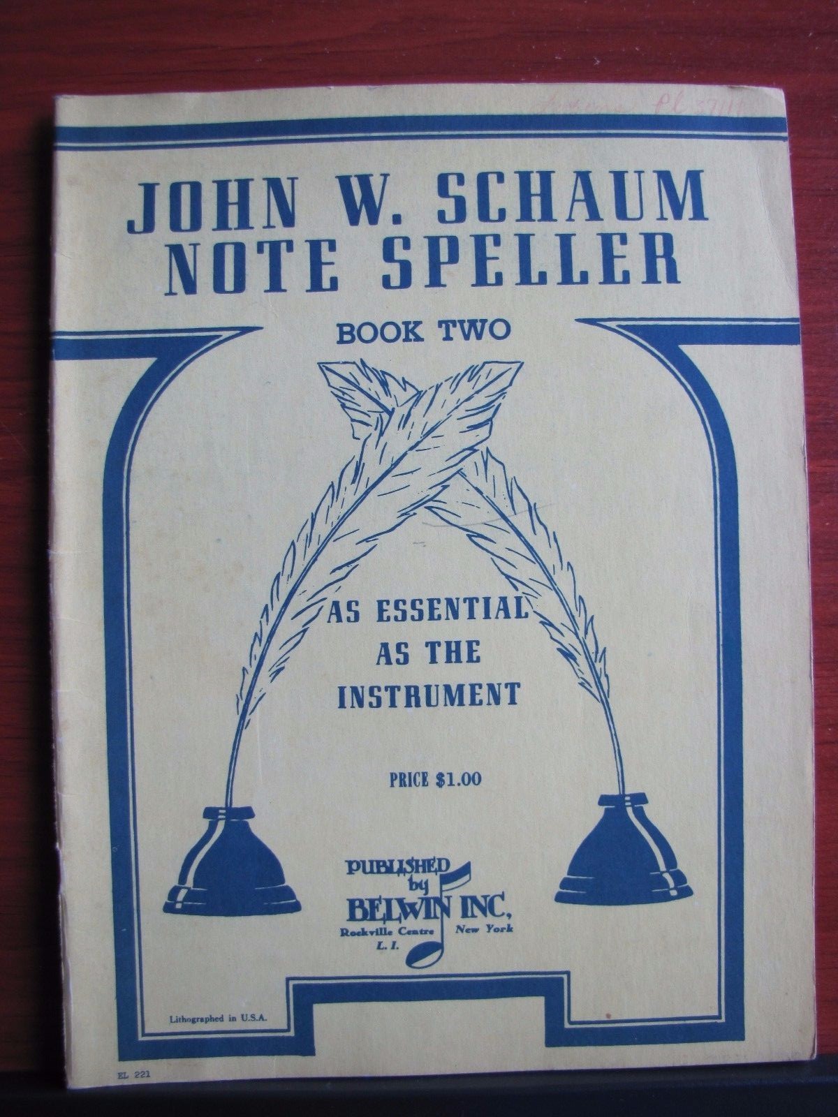 John W Schaum Note Speller Book Two - 1946 PB music lesson | eBay