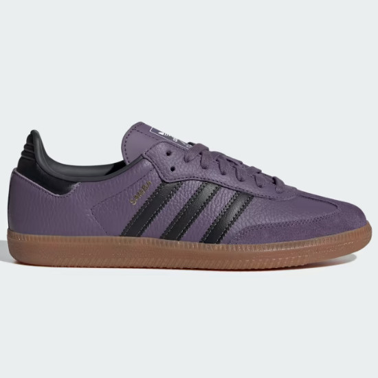 Женские кожаные туфли Adidas Samba OG Shadow Violet - IE7012 с ускоренной доставкой