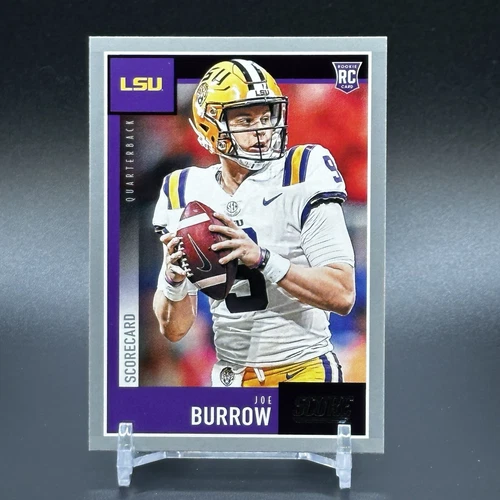 2020 Score Rookies Scorecard Joe Burrow SP Gray #360 Rookie RC - Bengals