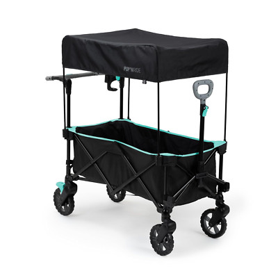 Ingenuity Summer Pop 'N Ride Stroller Wagon for 2 - Sun Canopy & Harnesses
