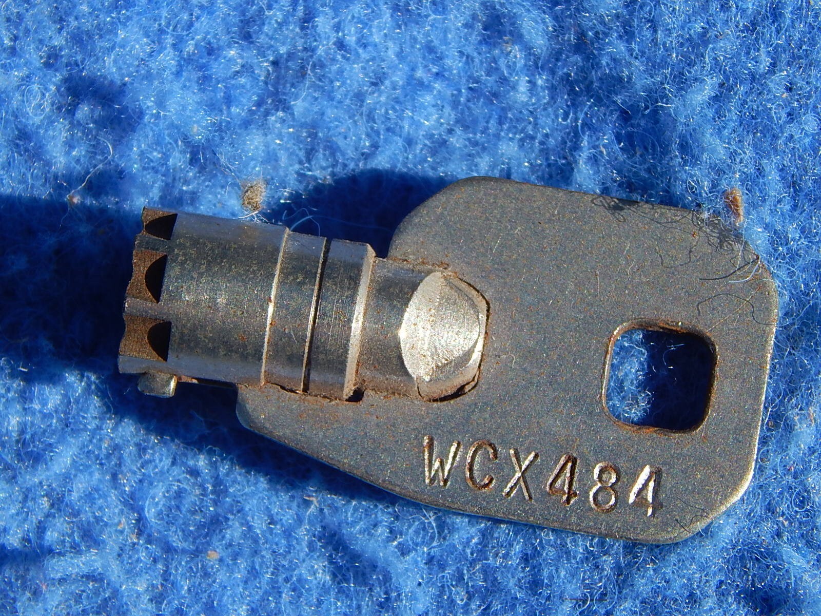 Wurlitzer Key WCX 484 Chicago Lock wall box or cash box key