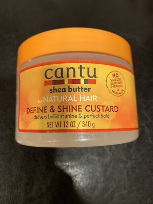 Cantu Shea Butter Natural Hair￼ Define & Shine Custard No Sulfates Parabens Etc