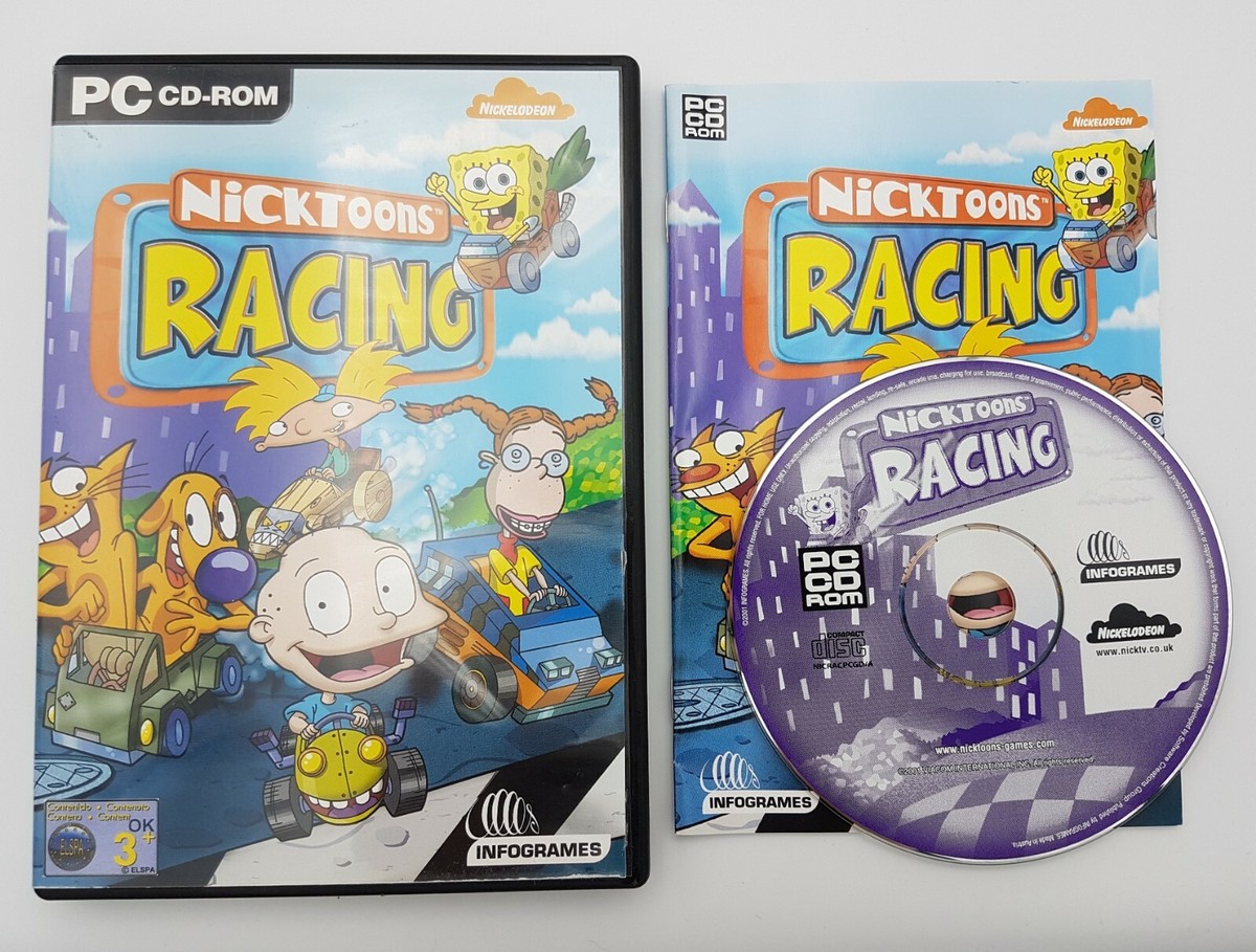Nicktoons Racing - Nickelodeon Kart Racer - PC CD-ROM - Free, Fast