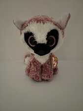 Ty Beanie Boos 6" LeeAnn the Lemur Plush Lee Ann Stuffed Animal NWT