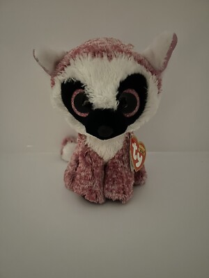 Ty Beanie Boos 6'' LeeAnn the Lemur Plush Lee Ann Stuffed Animal NWT