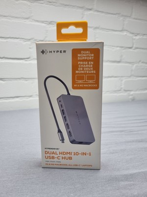 Docking Station / USB-C Hub - HyperDrive Dual 4K HDMI 10-in-1
